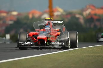 © 2012 Octane Photographic Ltd. Hungarian GP Hungaroring - Friday 27th July 2012 - F1 Practice 1. Marussia MR01 - Charles Pic. Digital Ref : 0425lw1d4451