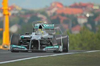 © 2012 Octane Photographic Ltd. Hungarian GP Hungaroring - Friday 27th July 2012 - F1 Practice 1. Mercedes W03 - Nico Rosberg. Digital Ref : 0425lw1d4571