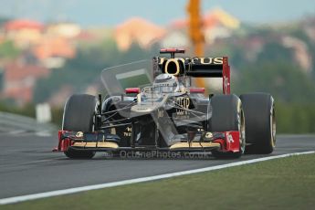 © 2012 Octane Photographic Ltd. Hungarian GP Hungaroring - Friday 27th July 2012 - F1 Practice 1. Lotus E20 - Kimi Raikkonen. Digital Ref : 0425lw1d4622