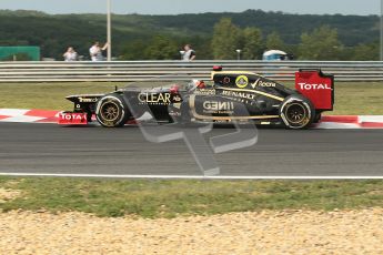 © 2012 Octane Photographic Ltd. Hungarian GP Hungaroring - Friday 27th July 2012 - F1 Practice 1. Lotus E20 - Kimi Raikkonen. Digital Ref : 0425lw1d4660