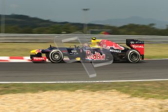 © 2012 Octane Photographic Ltd. Hungarian GP Hungaroring - Friday 27th July 2012 - F1 Practice 1. Red Bull RB8 - Mark Webber. Digital Ref : 0425lw1d4772