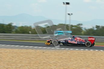 © 2012 Octane Photographic Ltd. Hungarian GP Hungaroring - Friday 27th July 2012 - F1 Practice 1. Toro Rosso STR7 - Daniel Ricciardo. Digital Ref : 0425lw1d4823