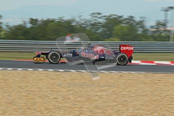 © 2012 Octane Photographic Ltd. Hungarian GP Hungaroring - Friday 27th July 2012 - F1 Practice 1. Toro Rosso STR7 - Jean-Eric Vergne. Digital Ref : 0425lw1d4852