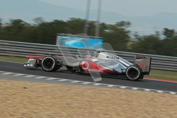 © 2012 Octane Photographic Ltd. Hungarian GP Hungaroring - Friday 27th July 2012 - F1 Practice 1. McLaren MP4/27 - Jenson Button. Digital Ref : 0425lw1d4858