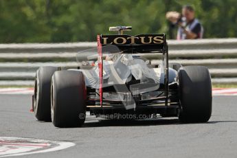 © 2012 Octane Photographic Ltd. Hungarian GP Hungaroring - Friday 27th July 2012 - F1 Practice 1. Lotus E20 - Romain Grosjean. Digital Ref :