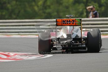 © 2012 Octane Photographic Ltd. Hungarian GP Hungaroring - Friday 27th July 2012 - F1 Practice 1. HRT F112 - Daniel Clos. Digital Ref :