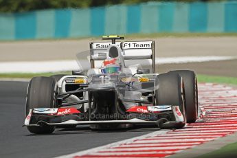© 2012 Octane Photographic Ltd. Hungarian GP Hungaroring - Friday 27th July 2012 - F1 Practice 1. Sauber C31 - Sergio Perez. Digital Ref :