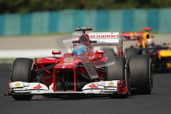 © 2012 Octane Photographic Ltd. Hungarian GP Hungaroring - Friday 27th July 2012 - F1 Practice 1. Ferrari F2012 - Fernando Alonso. Digital Ref :