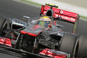 © 2012 Octane Photographic Ltd. Hungarian GP Hungaroring - Friday 27th July 2012 - F1 Practice 1. McLaren MP4/27 - Lewis Hamilton. Digital Ref :