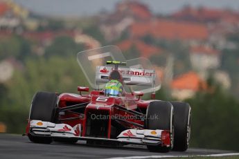 © 2012 Octane Photographic Ltd. Hungarian GP Hungaroring - Friday 27th July 2012 - F1 Practice 1. Ferrari F2012 - Felipe Massa. Digital Ref : 0425lw7d9501
