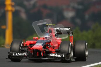 © 2012 Octane Photographic Ltd. Hungarian GP Hungaroring - Friday 27th July 2012 - F1 Practice 1. Marussia MR01 - Charles Pic. Digital Ref : 0425lw7d9590