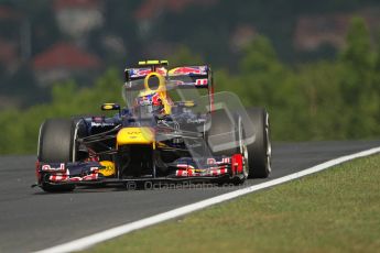 © 2012 Octane Photographic Ltd. Hungarian GP Hungaroring - Friday 27th July 2012 - F1 Practice 1. Red Bull RB8 - Mark Webber. Digital Ref : 0425lw7d9701