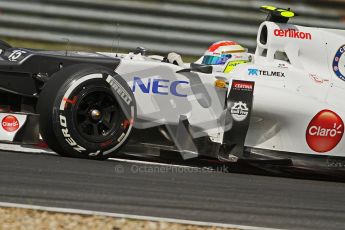 © 2012 Octane Photographic Ltd. Hungarian GP Hungaroring - Friday 27th July 2012 - F1 Practice 1. Sauber C31 - Sergio Perez. Digital Ref : 0425lw7d9719