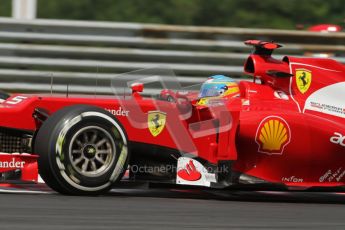 © 2012 Octane Photographic Ltd. Hungarian GP Hungaroring - Friday 27th July 2012 - F1 Practice 1. Ferrari F2012 - Fernando Alonso. Digital Ref : 0425lw7d9893