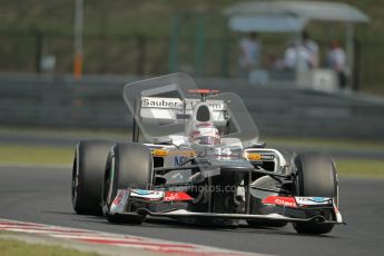 © 2012 Octane Photographic Ltd. Hungarian GP Hungaroring - Saturday 28th July 2012 - F1 Practice 3. Sauber C31 - Kamui Kobayashi. Digital Ref : 0429lw1d6724
