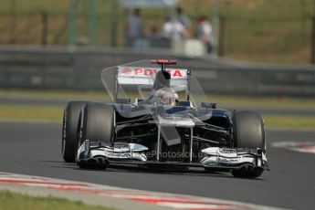 © 2012 Octane Photographic Ltd. Hungarian GP Hungaroring - Saturday 28th July 2012 - F1 Practice 3. Williams FW34 - Pastor Maldonado. Digital Ref : 0429lw1d6741