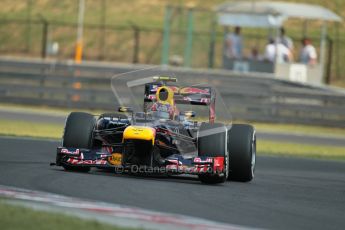© 2012 Octane Photographic Ltd. Hungarian GP Hungaroring - Saturday 28th July 2012 - F1 Practice 3. Red Bull RB8 - Mark Webber. Digital Ref : 0429lw1d6780