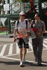 © 2012 Octane Photographic Ltd. Hungarian GP Hungaroring - Saturday 28th July 2012 - F1 Practice 3. Force India VJM05 - Nico Hulkenberg. Digital Ref : 0429lw7d5934