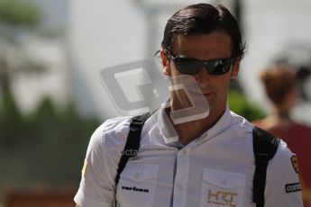 © 2012 Octane Photographic Ltd. Hungarian GP Hungaroring - Saturday 28th July 2012 - F1 Practice 3. HRT F112 - Pedro de La Rosa. Digital Ref : 0429lw7d5959