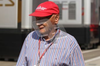 © 2012 Octane Photographic Ltd. Hungarian GP Hungaroring - Saturday 28th July 2012 - F1 Practice 3. Niki Lauda. Digital Ref : 0429lw7d5993