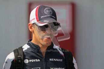 © 2012 Octane Photographic Ltd. Hungarian GP Hungaroring - Sunday 29th July 2012 - F1 Paddock. Williams - Pastor Maldonado. Digital Ref : 0437lw1d7527