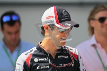 © 2012 Octane Photographic Ltd. Hungarian GP Hungaroring - Sunday 29th July 2012 - F1 Paddock. Williams - Bruno Senna. Digital Ref : 0437lw1d7533
