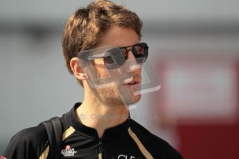 © 2012 Octane Photographic Ltd. Hungarian GP Hungaroring - Sunday 29th July 2012 - F1 Paddock. Lotus - Romain Grosjean. Digital Ref : 0437lw1d7545