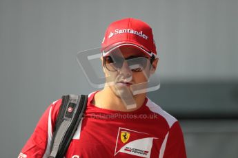 © 2012 Octane Photographic Ltd. Hungarian GP Hungaroring - Sunday 29th July 2012 - F1 Paddock. Ferrari - Felipe Massa. Digital Ref : 0437lw1d7583