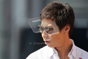 © 2012 Octane Photographic Ltd. Hungarian GP Hungaroring - Sunday 29th July 2012 - F1 Paddock. Sauber - Kamui Kobayashi. Digital Ref : 0437lw1d7596