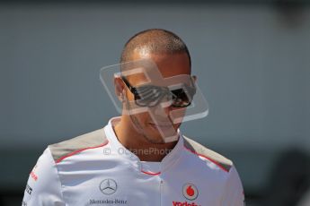© 2012 Octane Photographic Ltd. Hungarian GP Hungaroring - Sunday 29th July 2012 - F1 Paddock. McLaren - Lewis Hamilton. Digital Ref : 0437lw1d7635