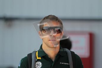 © 2012 Octane Photographic Ltd. Hungarian GP Hungaroring - Sunday 29th July 2012 - F1 Paddock. Caterham - Vitaly Petrov. Digital Ref : 0437lw1d7658