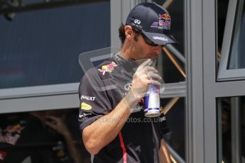 © 2012 Octane Photographic Ltd. Hungarian GP Hungaroring - Sunday 29th July 2012 - F1 Paddock. Red Bull - Mark Webber. Digital Ref : 0437lw7d8272