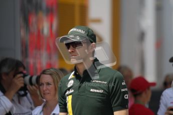© 2012 Octane Photographic Ltd. Hungarian GP Hungaroring - Sunday 29th July 2012 - F1 Paddock. Caterham - Vitaly Petrov. Digital Ref : 0437lw7d8307