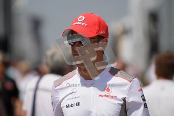 © 2012 Octane Photographic Ltd. Hungarian GP Hungaroring - Sunday 29th July 2012 - F1 Paddock. McLaren - Jenson Button. Digital Ref : 0437lw7d8426