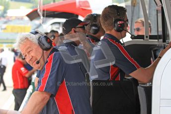 © 2012 Octane Photographic Ltd. Hungarian GP Hungaroring - Friday 27th July 2012 - iSport International - Jolyon Palmer's iSport pitwall. Digital Ref : 0426cb7d9814