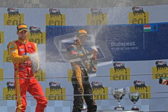 © Octane Photographic Ltd 2012. Hungarian GP - GP2 Race 2 - Sunday 29th July 2012. Esteban Gutierez - Lotus GP. Digital Ref : 0436cb7d1185