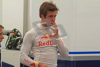 © 2012 Octane Photographic Ltd. Hungarian GP Hungaroring - Saturday 27th July 2012 - GP3 Paddock. Carlin - Antonio Felix da Costa. Digital Ref : 0424cb7d9552