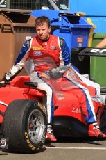 © 2012 Octane Photographic Ltd. Hungarian GP Hungaroring - Saturday 27th July 2012 - GP3 Paddock. MW Arden - Matias Laine. Digital Ref : 0424cb7d9562