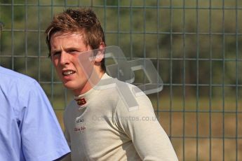 © 2012 Octane Photographic Ltd. Hungarian GP Hungaroring - Saturday 27th July 2012 - GP3 Paddock. Carlin - William Buller. Digital Ref : 0424cb7d9615