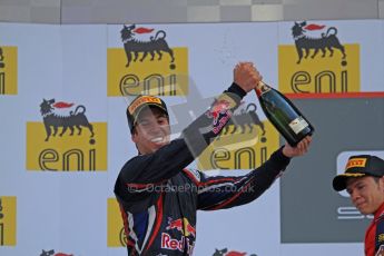 © 2012 Octane Photographic Ltd. Hungarian GP Hungaroring - Sunday 29th July 2012 - GP3 Race 2 - Carlin - Antonio Felix da Costa. Digital Ref :