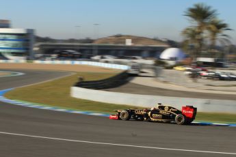 © 2012 Octane Photographic Ltd. Jerez Winter Test Day 1 - Tuesday 7th February 2012. Lotus E20 - Kimi Raikkonen. Digital Ref : 0217lw7d3060