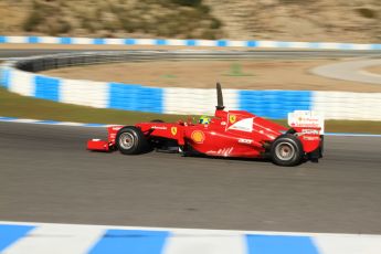 © 2012 Octane Photographic Ltd. Jerez Winter Test Day 1 - Tuesday 7th February 2012. Ferrari F2012 - Felipe Massa. Digital Ref : 0217lw7d3207