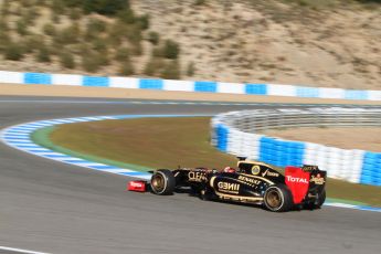 © 2012 Octane Photographic Ltd. Jerez Winter Test Day 1 - Tuesday 7th February 2012. Lotus E20 - Kimi Raikkonen. Digital Ref : 0217lw7d3221