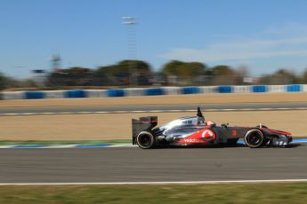 © 2012 Octane Photographic Ltd. Jerez Winter Test Day 1 - Tuesday 7th February 2012. McLaren MP4/27 - Jenson Button. Digital Ref : 0217lw7d3344