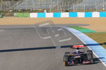 © 2012 Octane Photographic Ltd. Jerez Winter Test Day 1 - Tuesday 7th February 2012. Toro Rosso STR7 - Daniel Ricciardo. Digital Ref : 0217lw7d3520