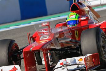 © 2012 Octane Photographic Ltd. Jerez Winter Test Day 1 - Tuesday 7th February 2012. Ferrari F2012 - Felipe Massa. Digital Ref : 0217lw7d4293