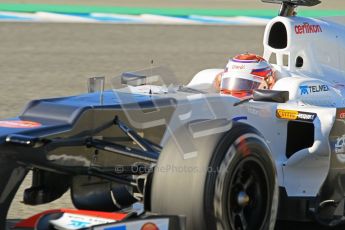 © 2012 Octane Photographic Ltd. Jerez Winter Test Day 1 - Tuesday 7th February 2012. Sauber C31 - Kamui Kobayashi. Digital Ref : 0217lw7d4307