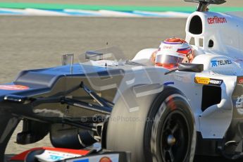 © 2012 Octane Photographic Ltd. Jerez Winter Test Day 1 - Tuesday 7th February 2012. Sauber C31 - Kamui Kobayashi. Digital Ref : 0217lw7d4307