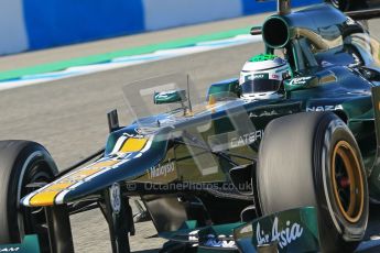 © 2012 Octane Photographic Ltd. Jerez Winter Test Day 1 - Tuesday 7th February 2012. Caterham CT01 - Heikki Kovalainen. Digital Ref : 0217lw7d4469