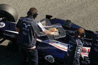 © 2012 Octane Photographic Ltd. Jerez Winter Test Day 1 - Tuesday 7th February 2012. Williams FW34 - Pastor Maldonado. Digital Ref : 0217lw7d4518